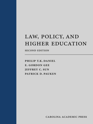 cover image of Law, Policy, and Higher Education